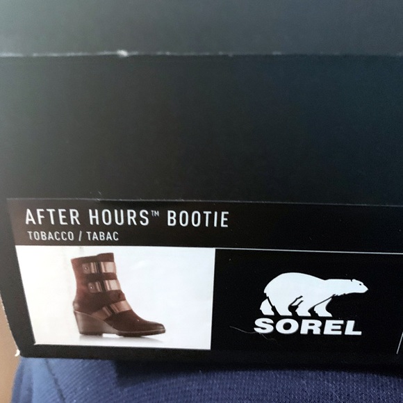 NWT SOREL WOMEN'S AFTER HOURS SUEDE BOOTIE Sz: 7 - Picture 8 of 8